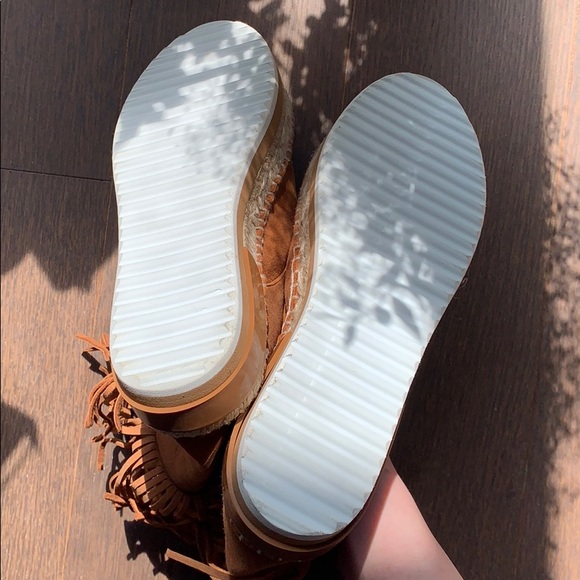 🔥⬇️ NWOT Miista Maya Fringe Espadrille Boot - Picture 7 of 12